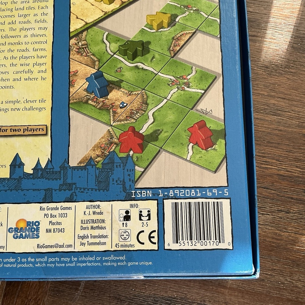 Carcassonne Board Game (2000 Rio Grande / Hans im Glück) Original Artwork, 2001 - Picture 4 of 6